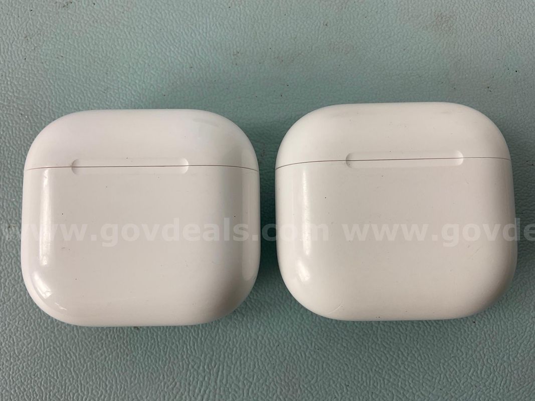 2 - Apple AirPods Gen 4 with Charging Cases, Models: A3058 (Both Power On)