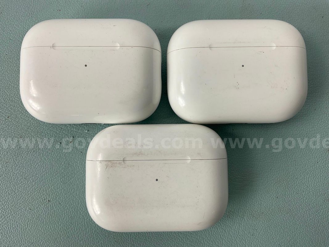3 - Apple AirPods Pro 2nd Gen with Charging Cases, Models: A2968 (All Power On)
