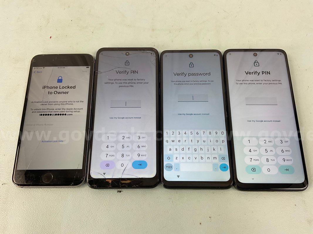 4 - Cell Phones (User Locked)
