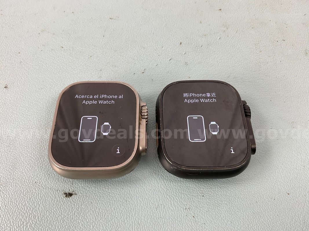 2 - Apple Watches (User Locked): Watch Ultra Model A2622 & Watch Ultra Model A3281