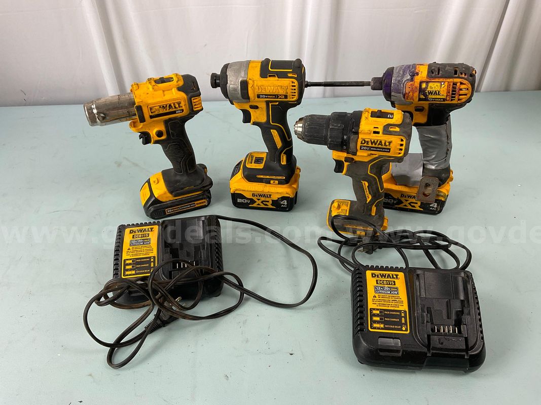 Lot of Dewalt Cordless Power Tools & Products