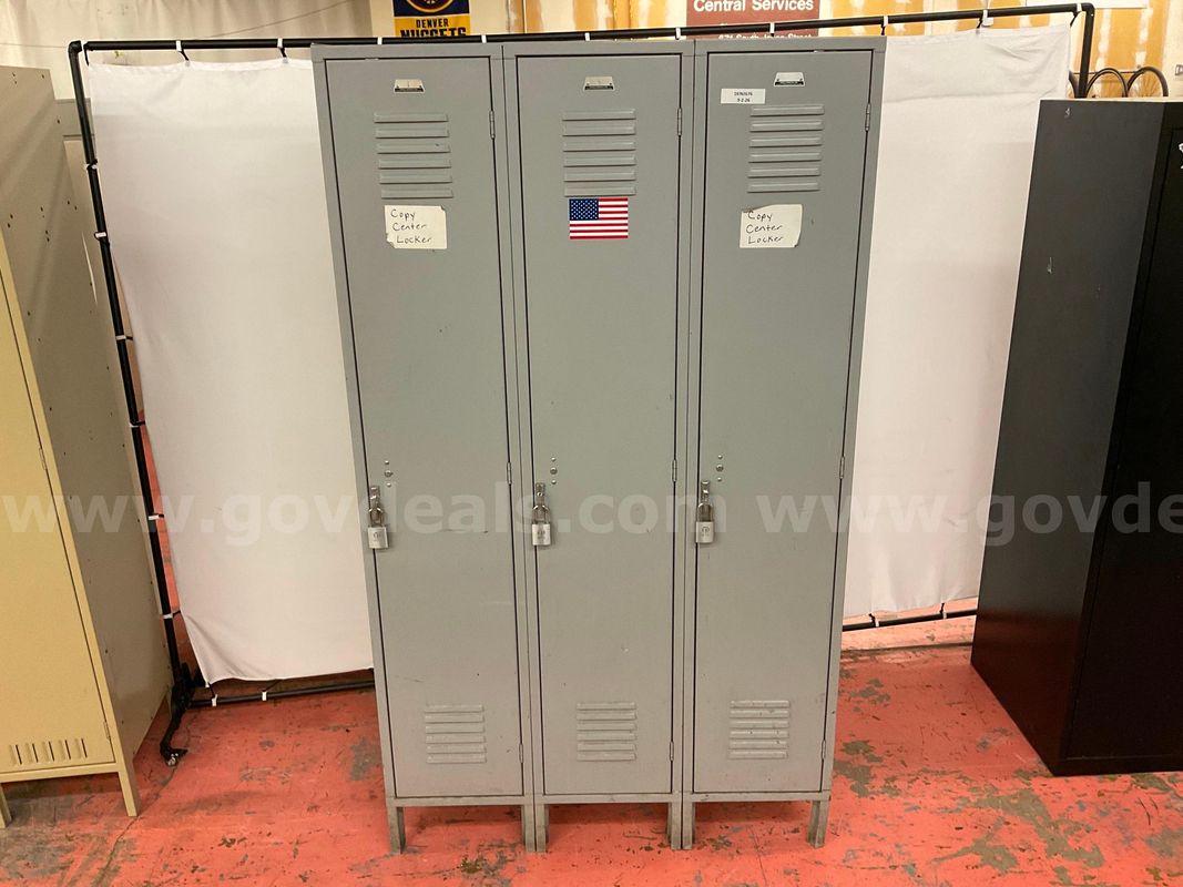 3 - Penco Products Lockers, 78"x46"x21"