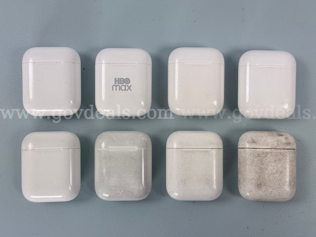 8 - Apple Airpods, 1st Gen, Model 1602 With Charging Cases