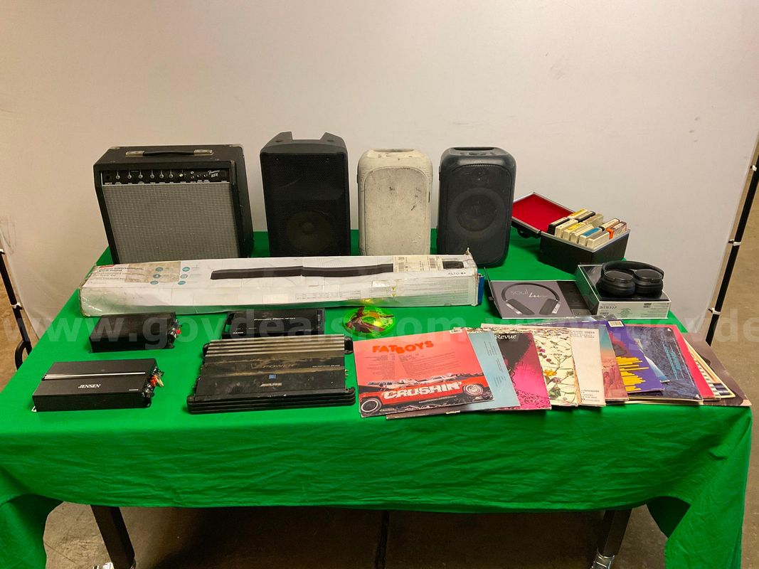 Lot of Audio Equipment & Media