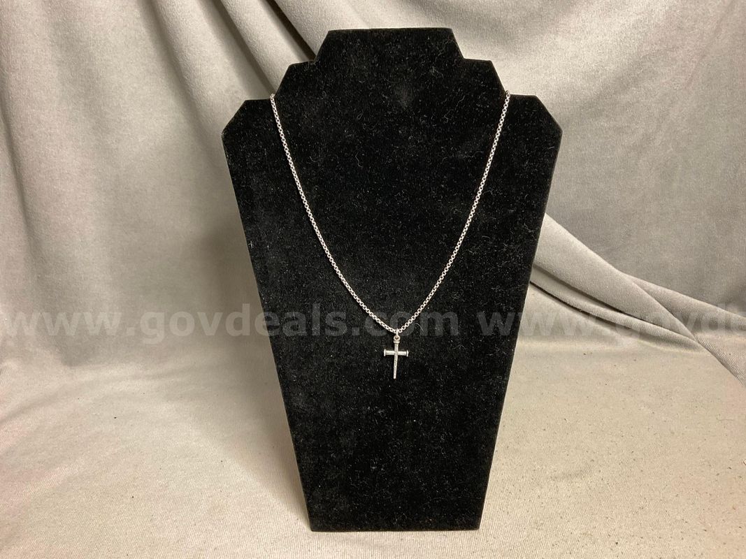 Silver Necklace, Labeled as James Avery, 20", 16.26 Grams