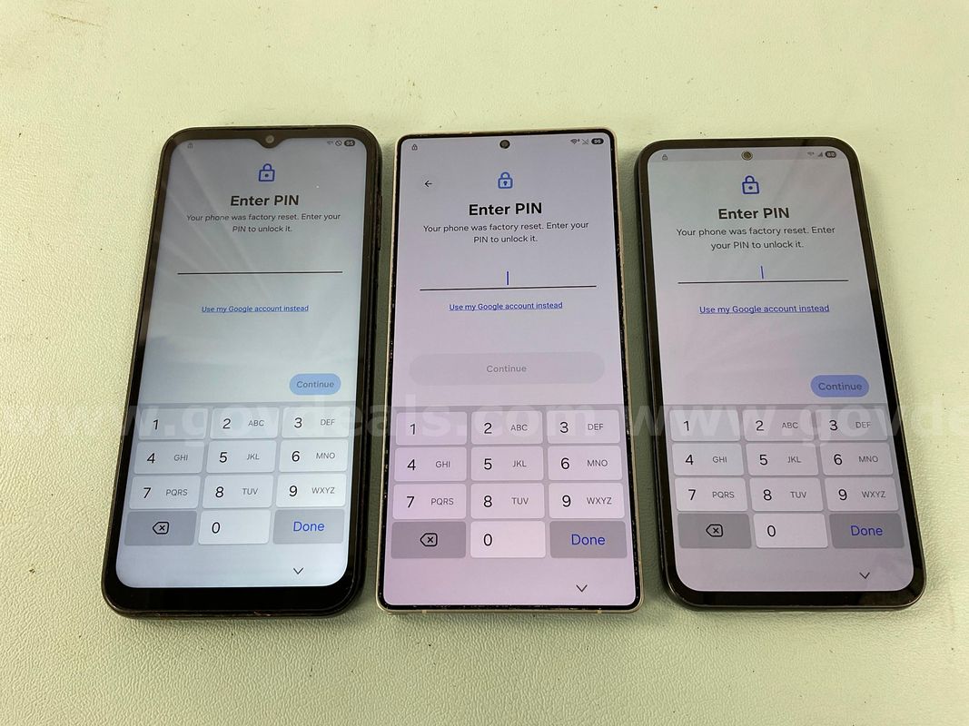 3 - Samsung Cell Phones (User Locked)