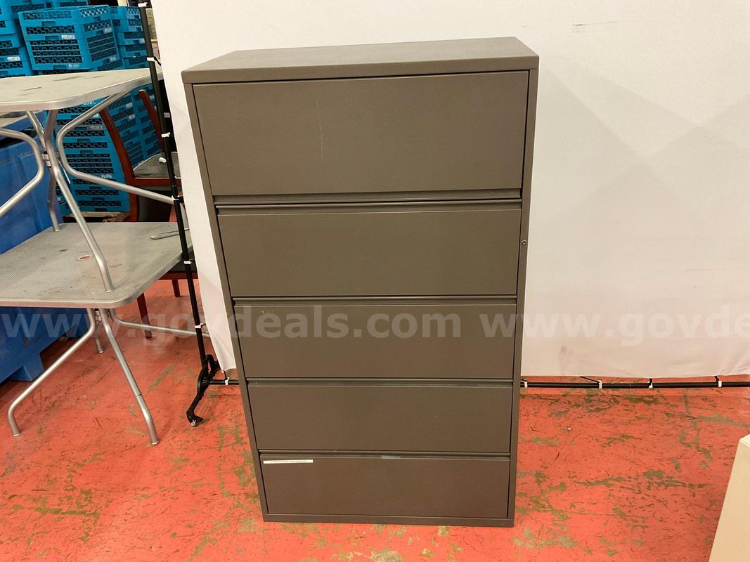 Metal Filing Cabinet, 63"x36"x20"