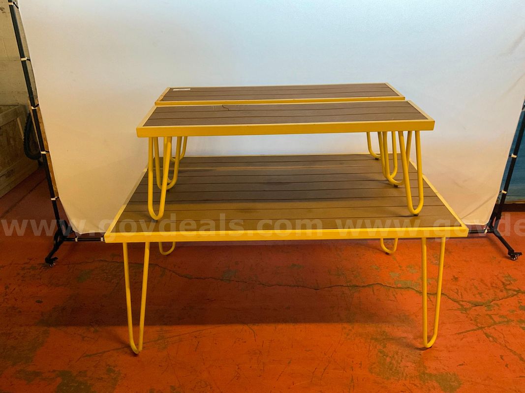 Lot of 1 - Table & 2 - Benches