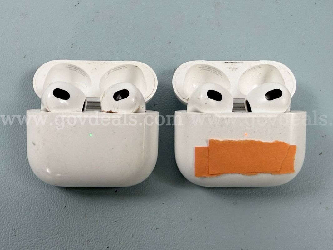 2 - Apple AirPods 3rd Gen with Charging Cases, Models: A2897