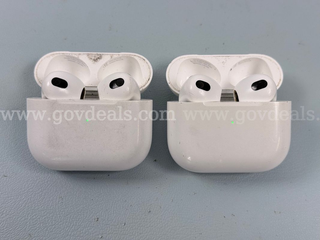 2 - Apple AirPods 3rd Gen with Charging Cases, Models: A2897
