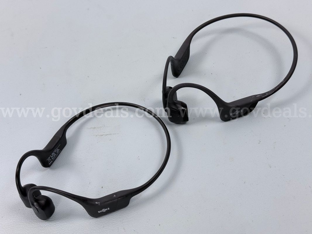 2 - Shokz Bluetooth Wireless Headphones, Models: S803 & OpenRun Pro 2 Shokz S820 (Both Power On)