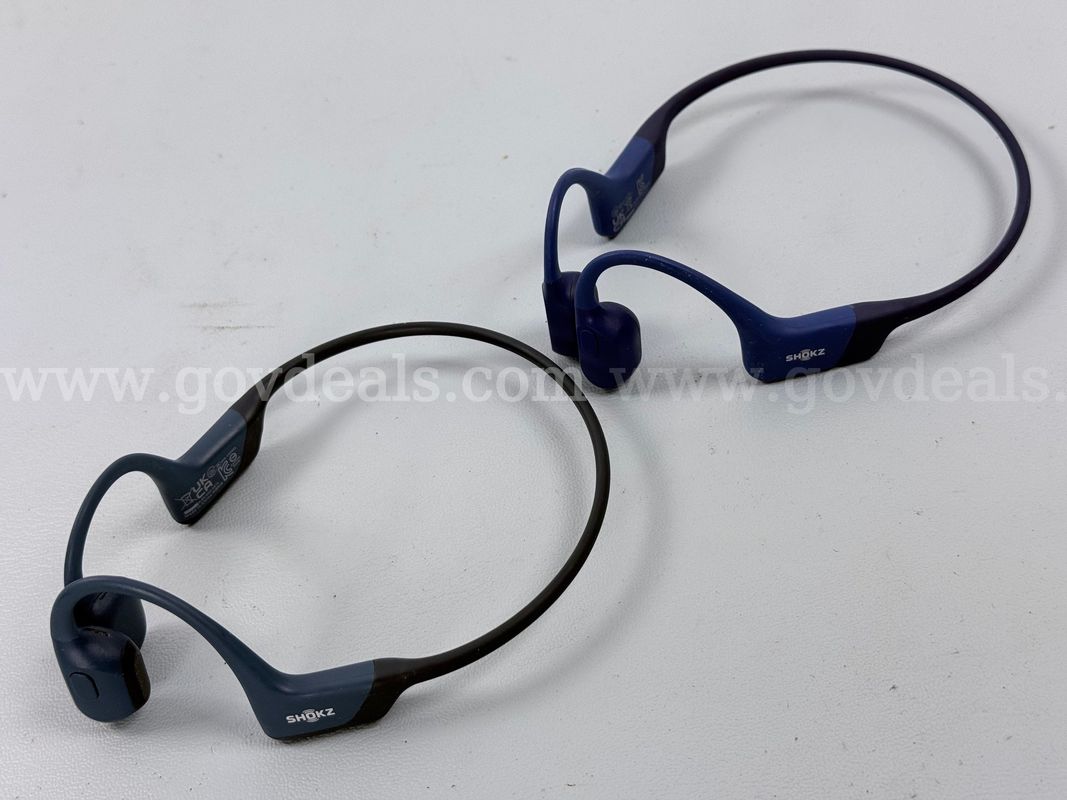 2 - Shokz Bluetooth Wireless Headphones, Models: S803 & OpenRun Pro S810 (Both Power On)