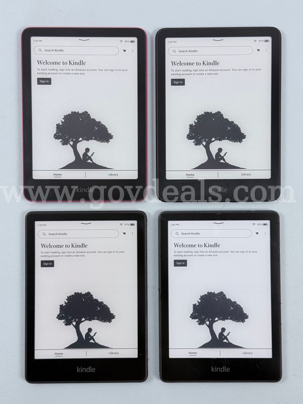 4 - Amazon Kindle Tablets (Unlocked)