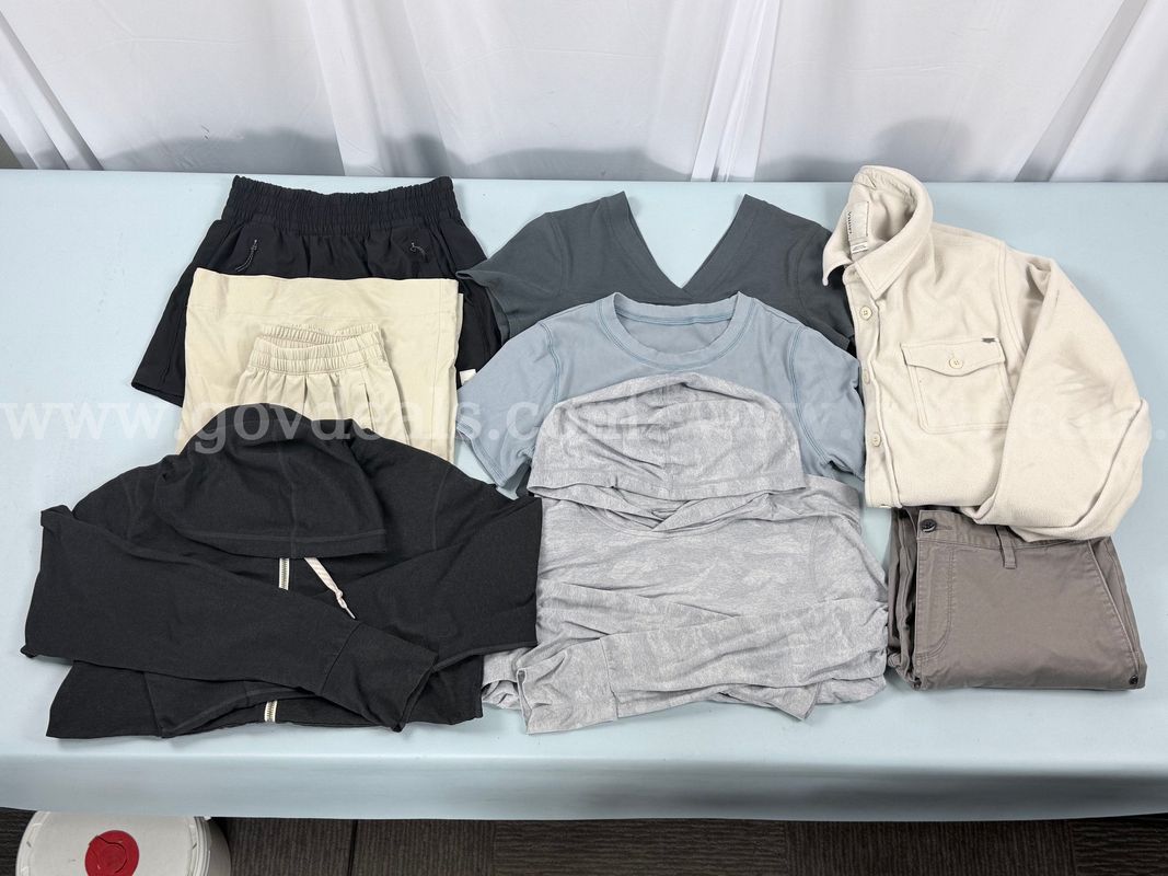 8 - Fashion Clothing Items Labeled Vuori