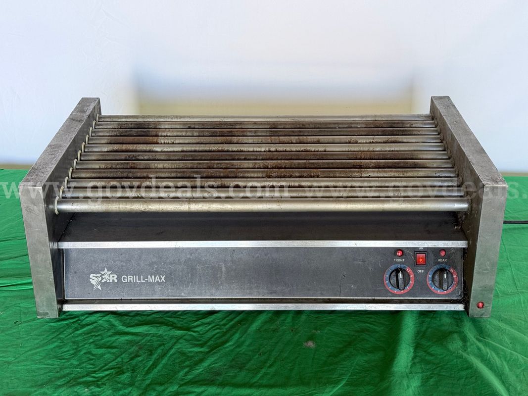 Star Mfg. Grill-Max Hot Dog Roller, Model: 50 (Powers On, Damaged Cord)