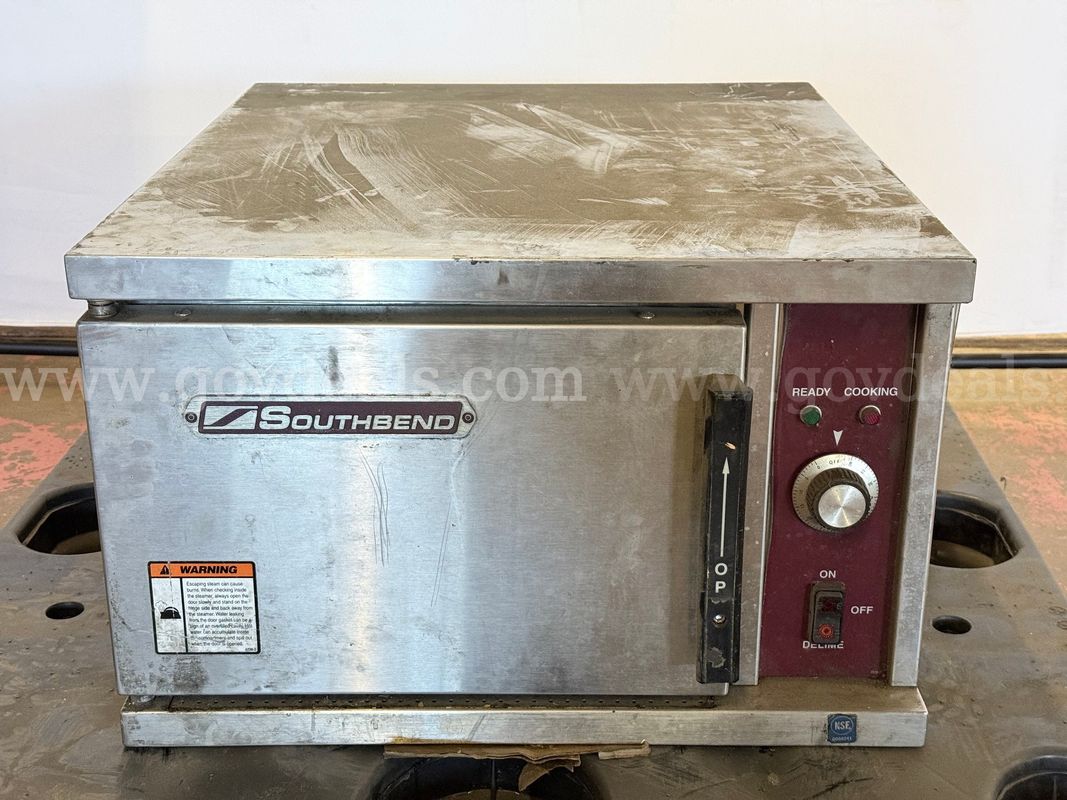 Southbend Commercial Electric Countertop Steamer, Model: Unknown (L) 27.5" x (W) 24.5" x (H) 15" (Untested)