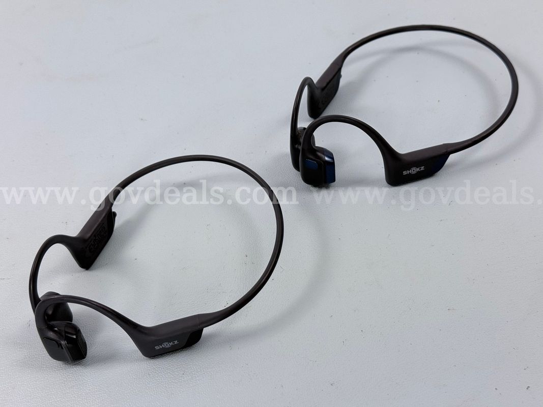 2 - Shokz Bluetooth Wireless Headphones, Models: Shokz S820 (Both Power On)