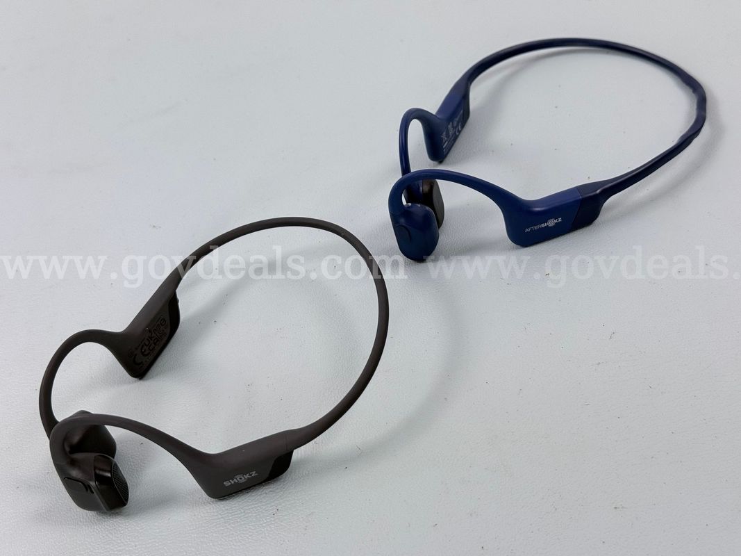 2 - Shokz/AfterShokz Bluetooth Wireless Headphones, Models: AS800 & Shokz S821 (Untested)