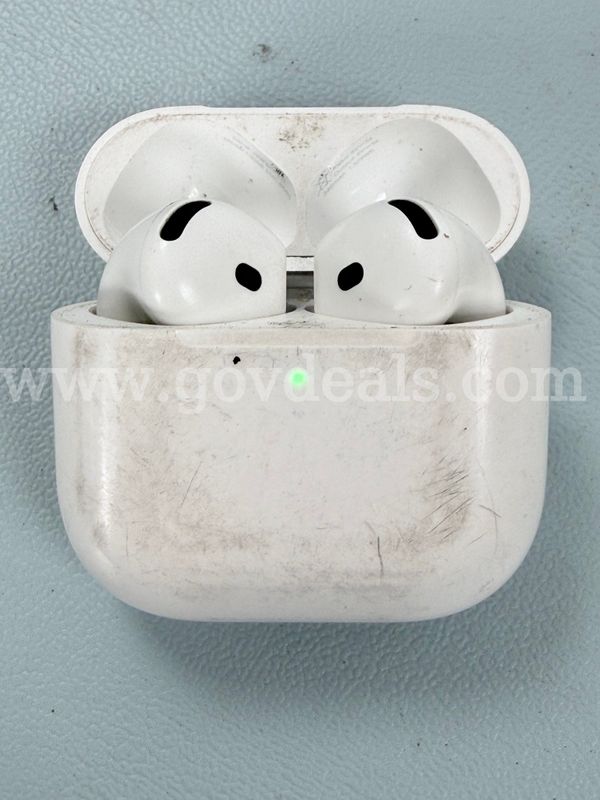 Apple AirPods Gen 4 with Charging Case, Model: A3058 (Powers On)