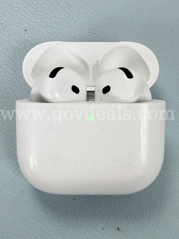 Apple AirPods Gen 4 with Charging Case, Model: A3058 (Powers On)