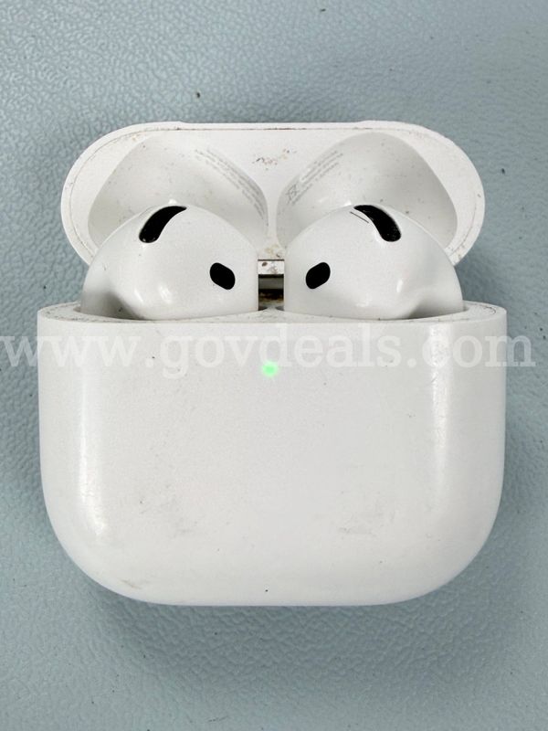 Apple AirPods Gen 4 with Charging Case, Model: A3059 (Powers On)