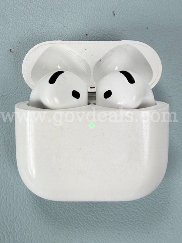 Apple AirPods Gen 4 with Charging Case, Model: A3059 (Powers On)