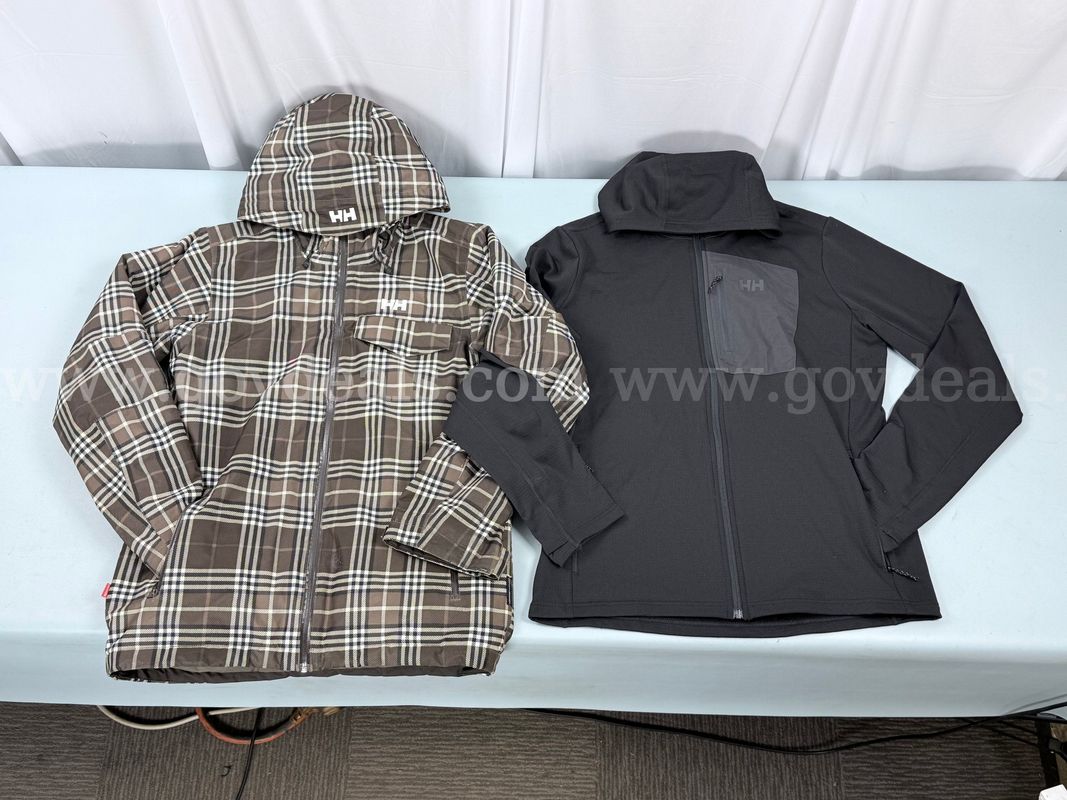2 - Fashion Jackets Labeled Helly Hansen, Sizes: S & L