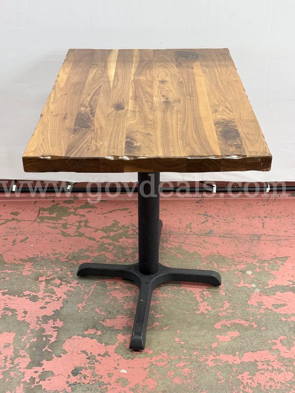 Wood Goods Industries Wooden Table (L) 36" x (W) 24" x (H) 30"