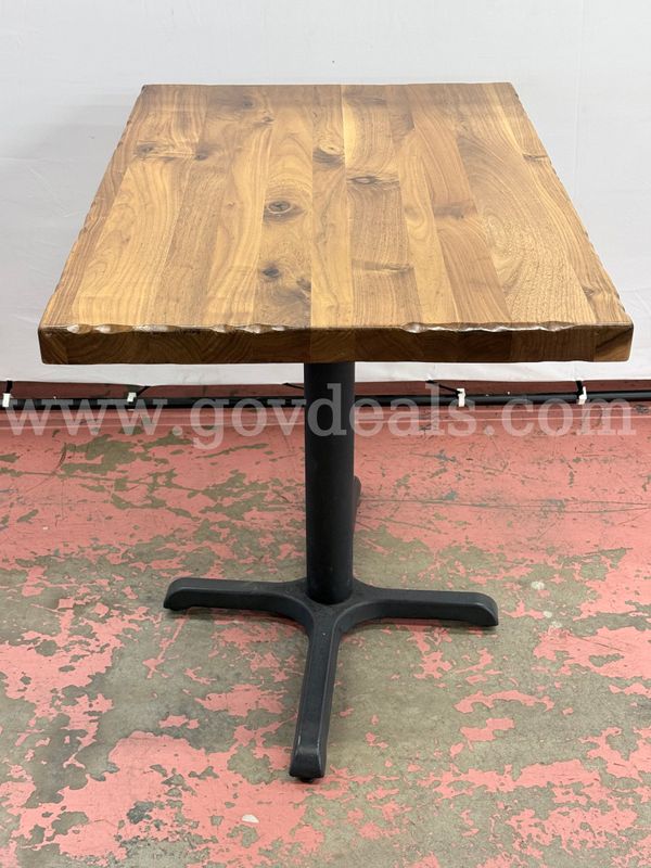 Wood Goods Industries Wooden Table (L) 36" x (W) 24" x (H) 30"