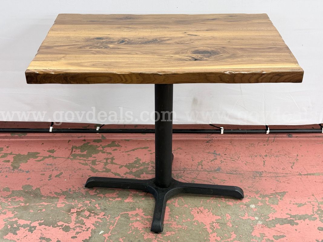 Wood Goods Industries Wooden Table (L) 36" x (W) 24" x (H) 30"