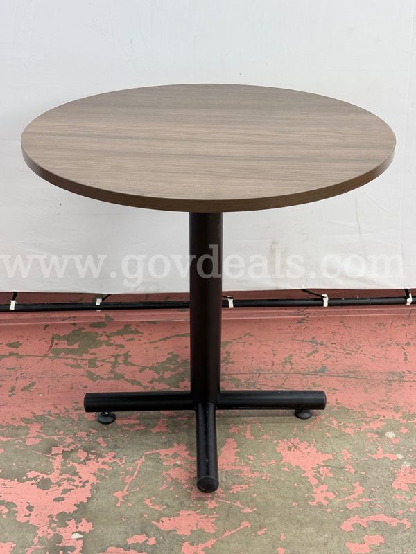 Unknown Brand Circular Table, Model: PLTXBM-24 A2, (DIA) 30" & (H) 30"