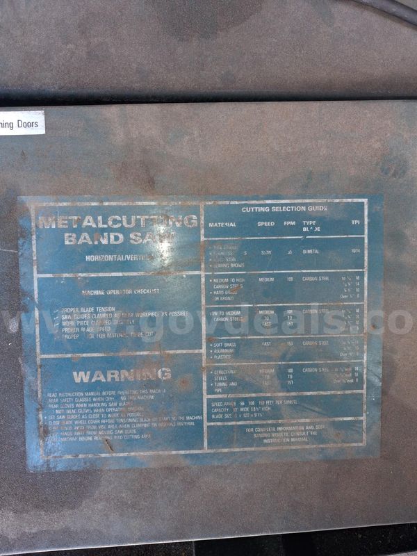 Carolina Metal Band Saw
