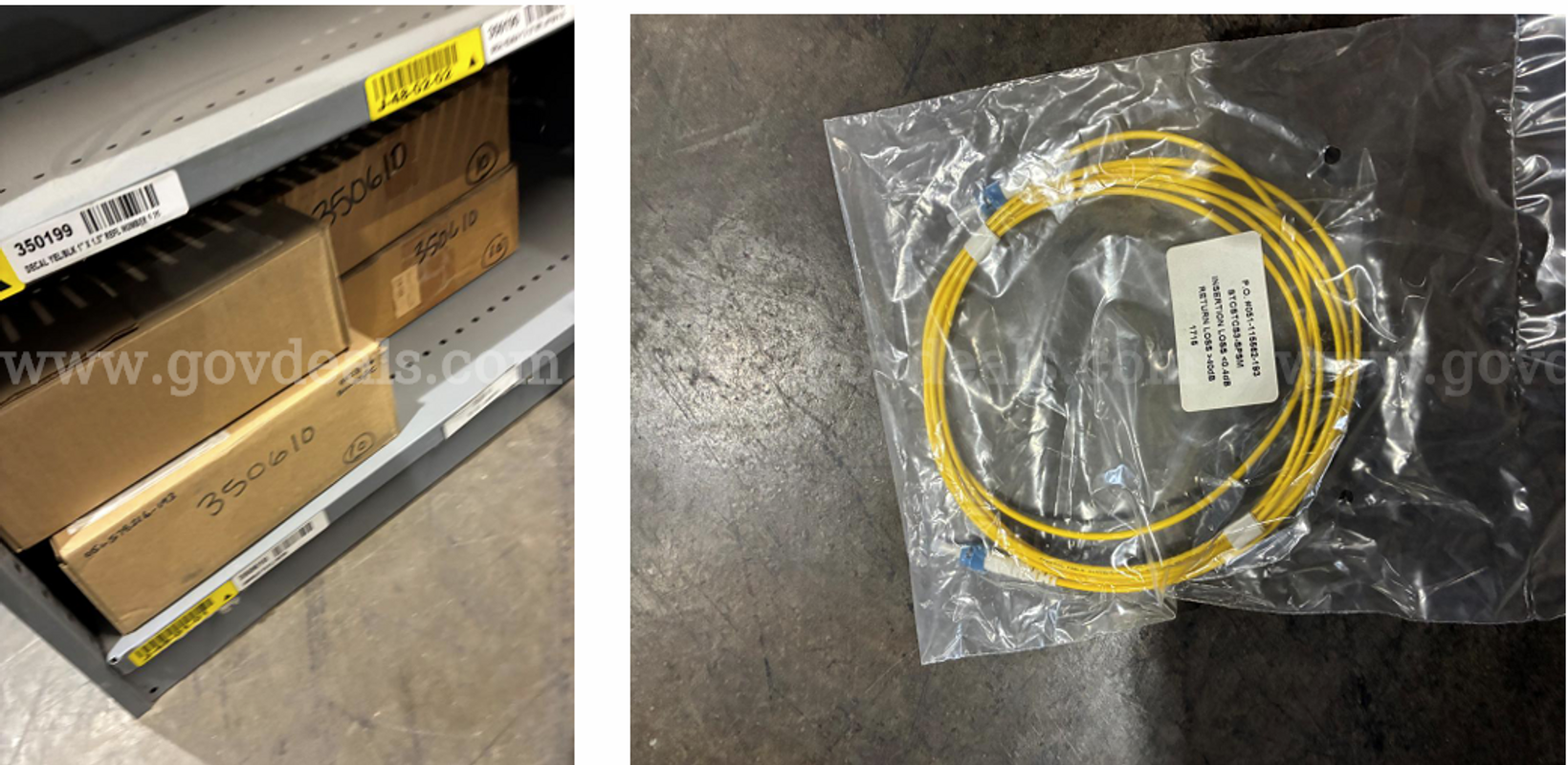 FIBER MATERIAL *SOLD AS IS* 1 LOT -- JUMPER, TRACE LIGHT