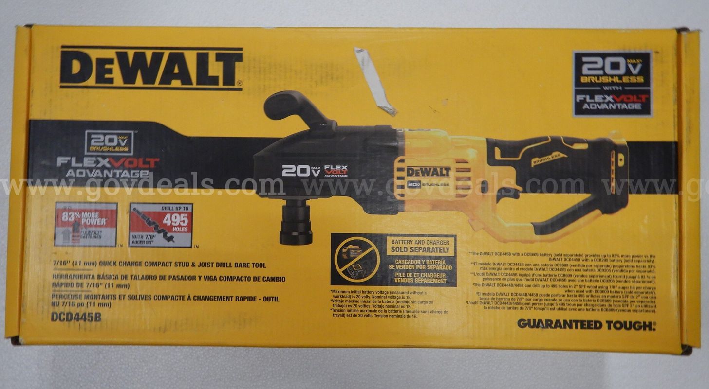 DeWalt 20 Volt Stud & Joist Drill & DeWalt w/ 20 Volt /AC Radio