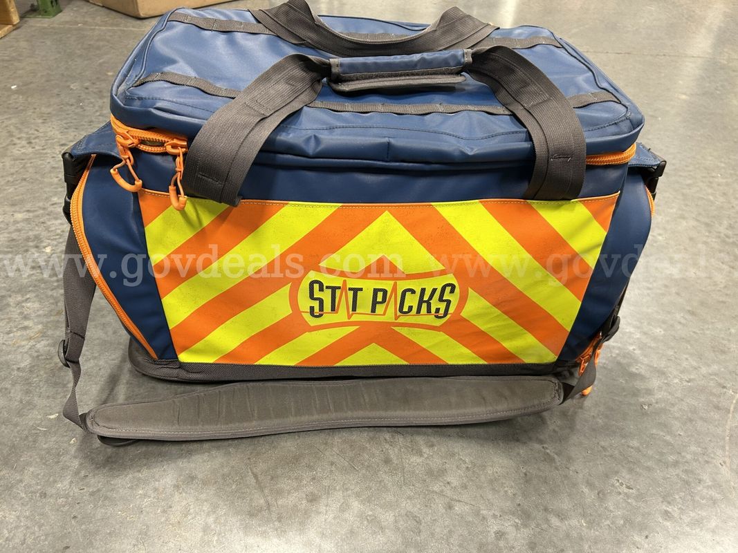 StatPacks G4 Large Fire bag- EMS/Medical Response Bag- Blue