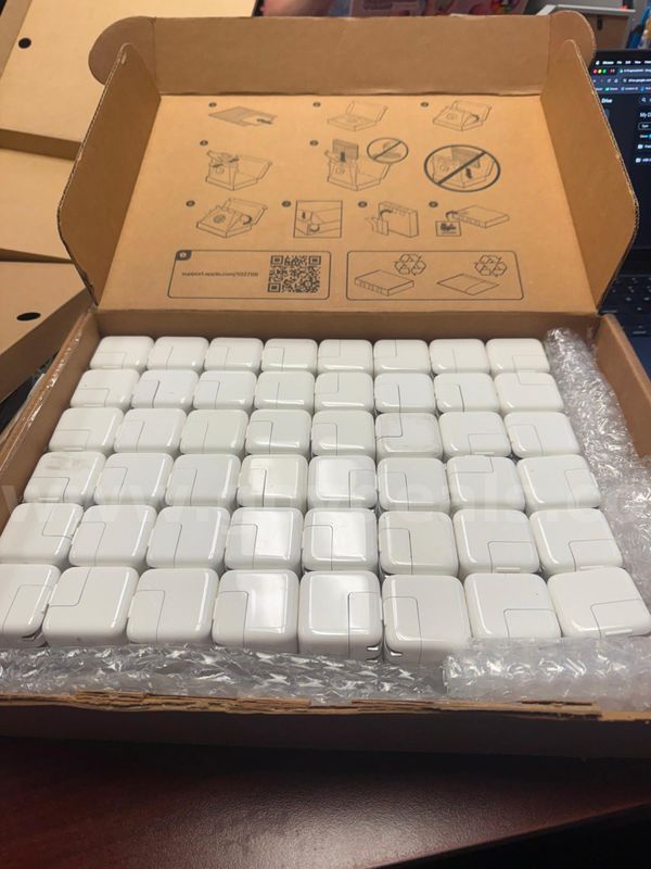 Apple USB-A Charging Blocks (110) & Apple USB A to Lightning cable (80)