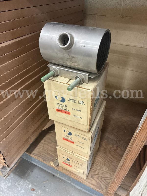 Stainless Steel Repair Clamps - 4" X 8" FS1 1CC Tapped
