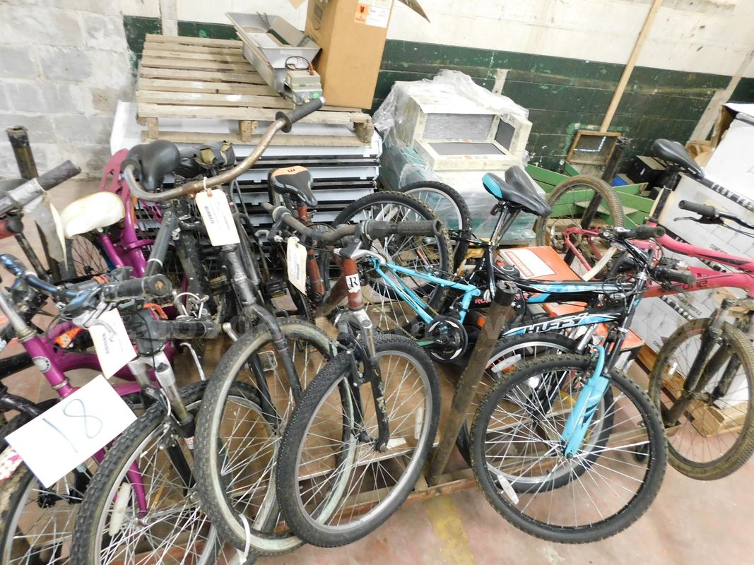 Miscellaneous tools and bicycles