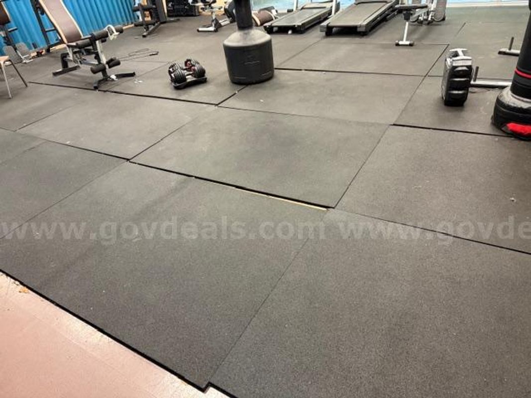 Thirty (30) Black Stall Mats (48" x 72")