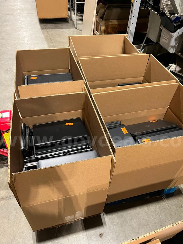 Lot of 201 Dell Latitude/other office laptops. UNTESTED/AS IS. NO HDDS