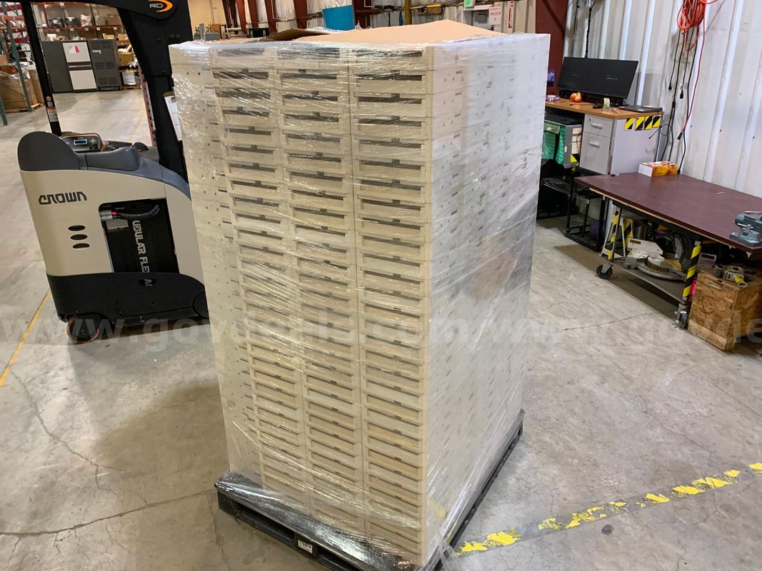 Pallet of Job Trays for Lens Polisher (ID #45660) (I13-1R) (25-4425-3) 310