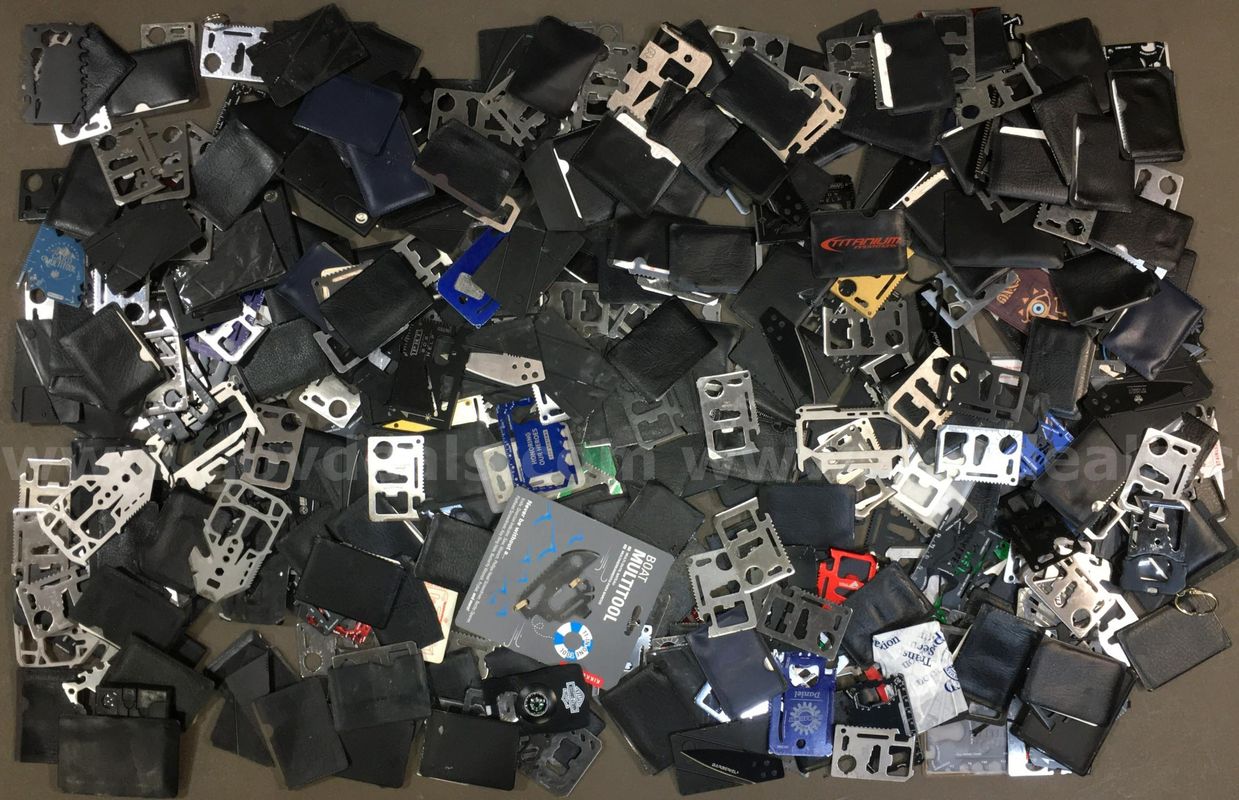 Wallet/Credit Card Multi-Function Tool Lot (ID# 46357) (TSA #4) (NO UPC) (10)