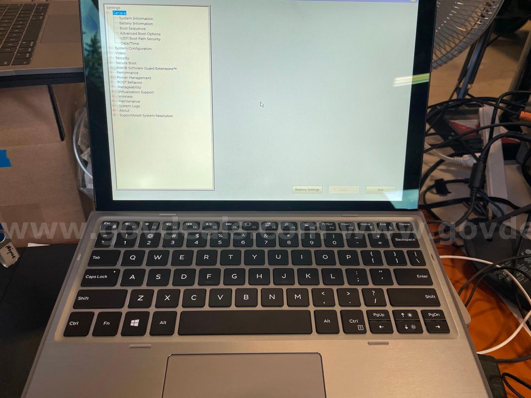 Dell Latitude 7210 2-in-1 | Windows 10 Installer Ready! (ID# 46581) (D-Case) (No UPC) ($10)