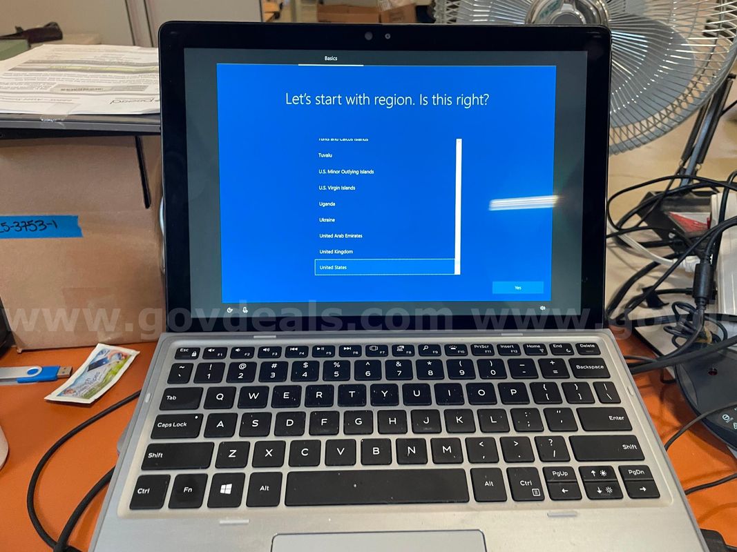 Dell Latitude 7210 2-in-1 | Windows 10 Installer Ready! (ID# 46587) (D-Case) (No UPC) ($10)