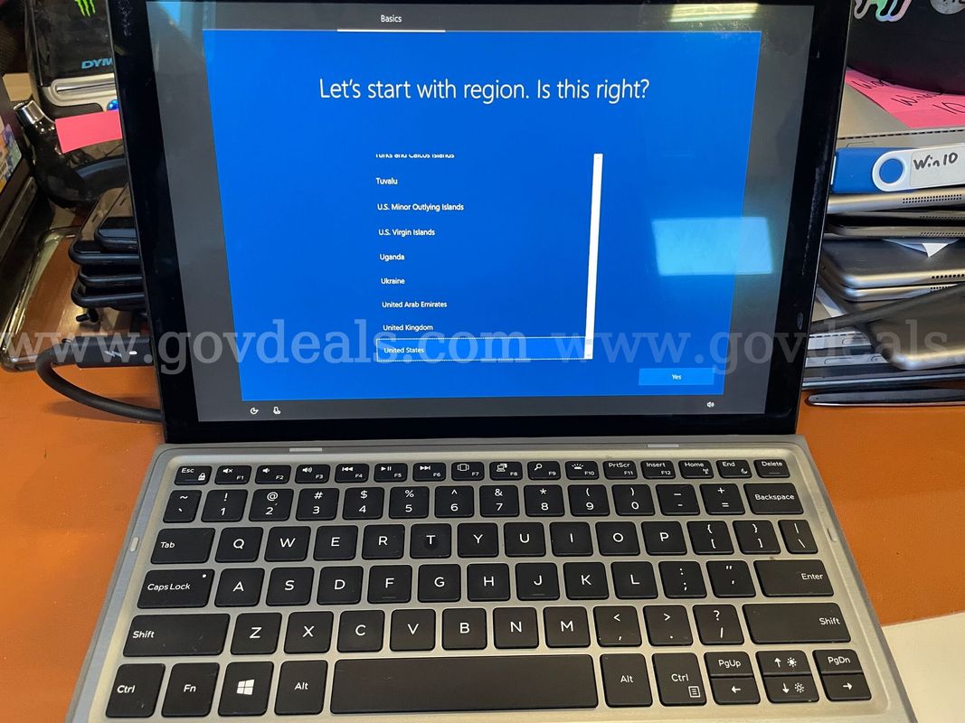 Dell Latitude 7200 2-in-1 | Windows 10 Installer Ready! (ID# 46660) (D-Case) (No UPC) ($10)