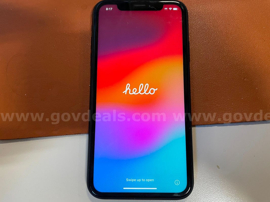 iPhone XR- Black- 64GB (ID# 46680) (D-Case) (No UPC) (10)