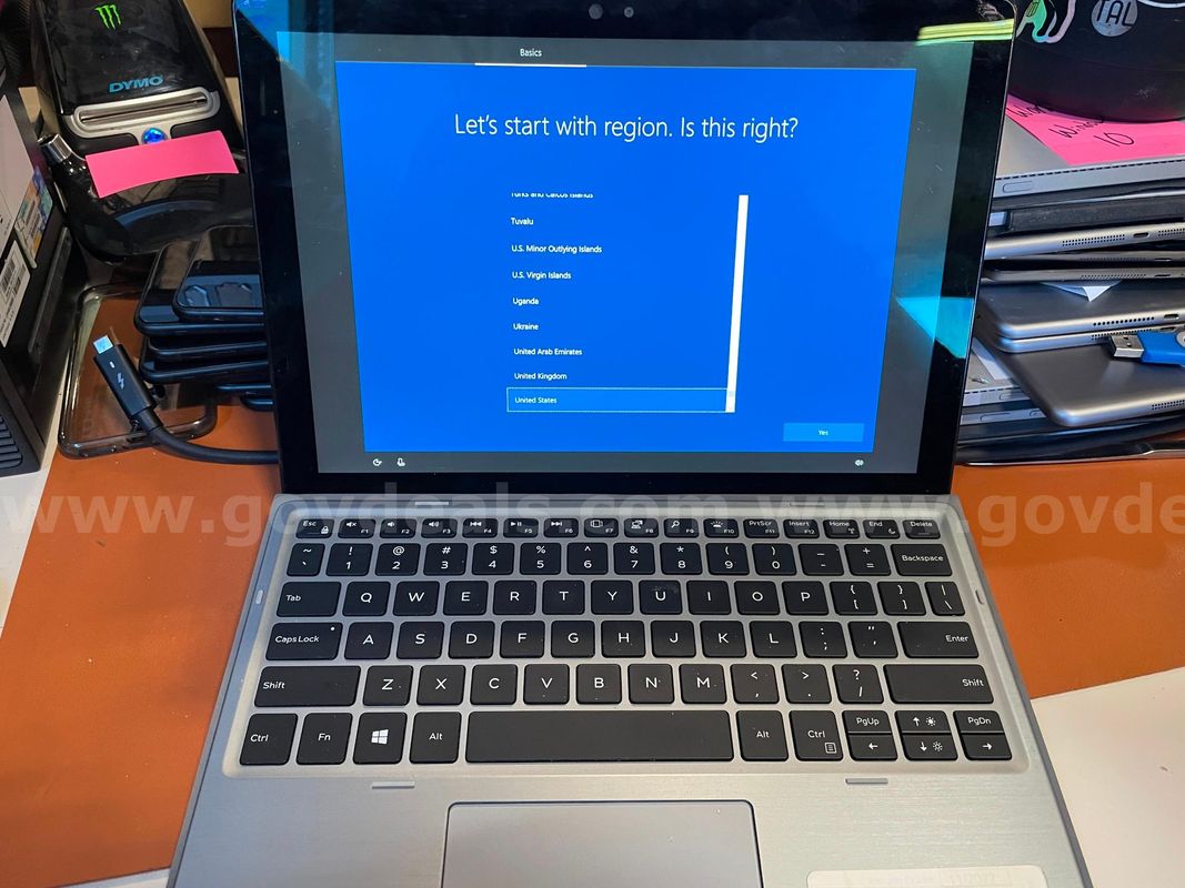 Dell Latitude 7200 2-in-1 | Windows 10 Installer Ready! (ID# 46698) (D-Case) (No UPC) ($10)
