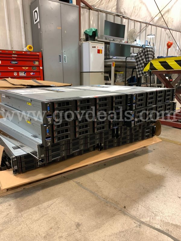 Lenevo Servers/Direct Attached Storage Ct.8 with 24TB HDD's | 192TB Total | 1 PLT (ID# 46742) (J11-2L) (26-1494-17) 163