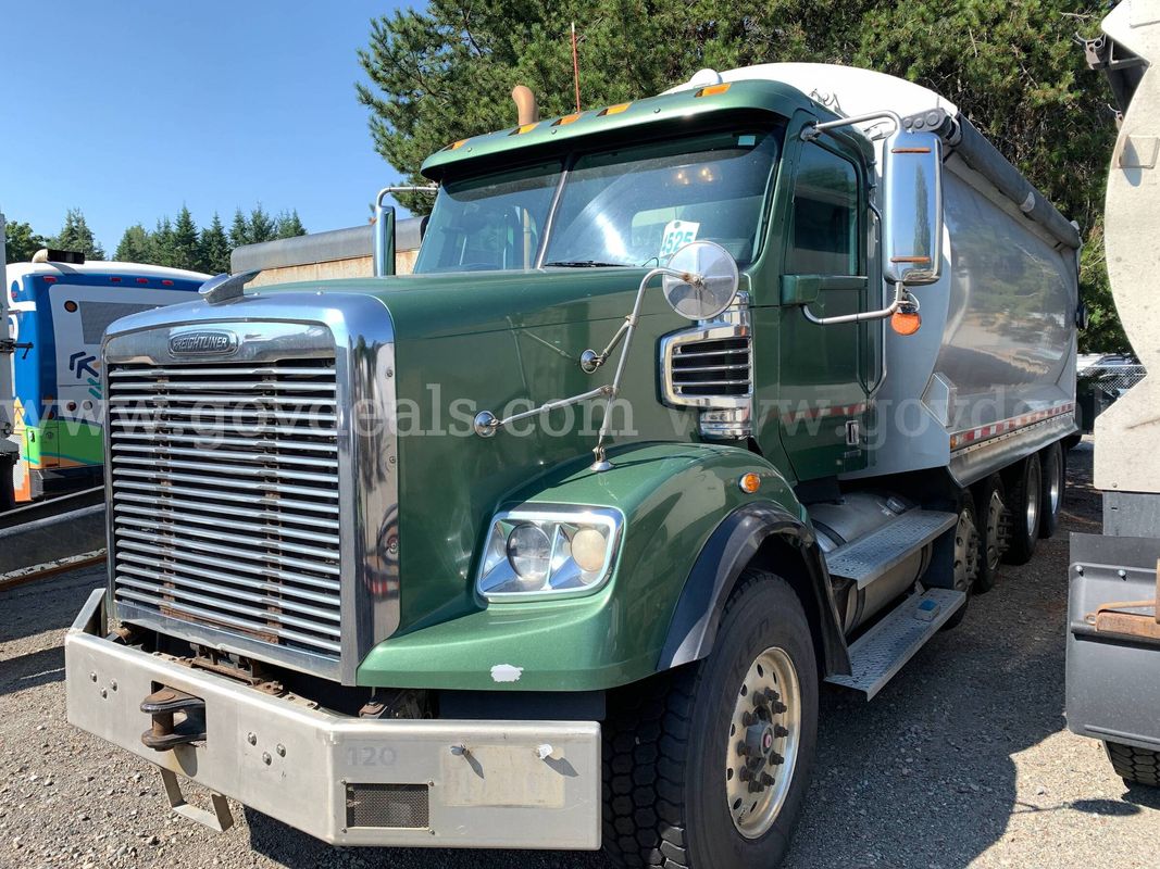 2011 Freightliner Coronado 122 Convex Body Dump Truck w/ STS Tarp *Tow-Away* (ID# 46780) (TCO) (26-1826) 11700