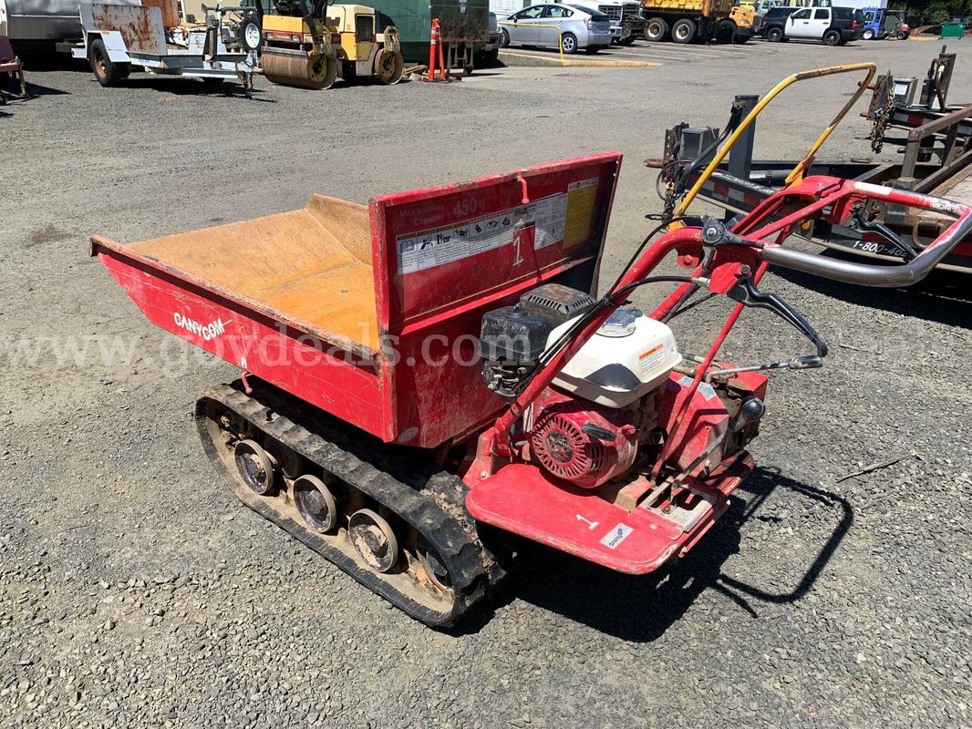 Canycom BFP602 Walk-Behind Rubber Track Carrier (ID# 46839) (GVL) (26-1957) 490